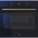 Defy 70cm Gemini Static Eye-Level Oven Black - DBO772