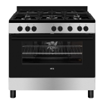 AEG BlackLine 90cm Gas Electric Cooker | CKB901A4BM