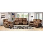 Calgan Lyla 3Pce 1 Action Leather Look Lounge Suite