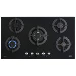 Defy 90cm  5 Burner Gemini Gas On Glass Hob DHG905