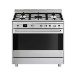 Smeg 90cm Stainless Steel Gas / Electric Cooker SSA91MAX2