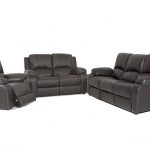 Calgan Lyla 3Pce 1 Action Leather Uppers Lounge Suite