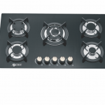 Zero 5 Burner Glass Top Gas Hob Battery Ignition 5B HOBS