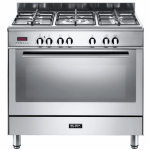 Elba 5 Gas Burner Electric Oven 90CM Stainless Steel 01/9FX827