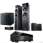 Yamaha NSF51 5.1 Speaker Package With Yamaha RX-V385 Amplifier