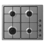 Candy 4 Burner Stainless Steel Gas Hob CHW6LBX LPG