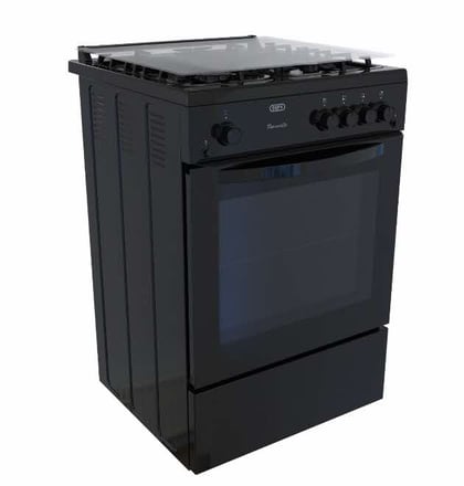 Defy 60cm Black Gas Stove - DGS670