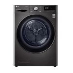 LG 9kg Black Steel Heat Pump Tumble Dryer – RC90V9JV2W
