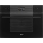 Smeg Combination Microwave and Oven Compact 40L Black SO4102M1B3