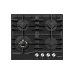 Vestfrost - 4 Burner Black Gas Hob BGOGH.01
