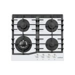 Vestfrost 4 Burner Electric/Gas Hob - Whiteglass VFRSA.49