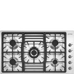 Smeg 90cm Stainless Steel Gas Hob - PGF95SA