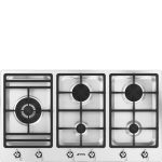 Smeg 90cm Stainless Steel Gas Hob PS906SA2
