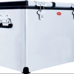 Snomaster 56L Dual Compartment Fridge/Freezer -Stainless Steel SMDZ-CL56D