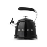 Smeg Whistling Kettle (Black) - CKLW2001BL