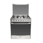 Zero 6 Burner 80cm Stainless Steel Gas Stove 6 Plate Gas Oven SS