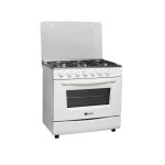 Zero 6 Burner 80cm Full Gas Stove White 6 Plate Wht