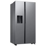 Samsung 617l Silver Side-By-Side FridgeWater & Ice Dispenser (Plumbed)  - RS65DG54R3S9FA