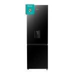 Hisense 347L Combi Fridge With Water Dispenser Black Glass H450BMIB-WD