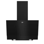 Beko 60cm Black Glass Inclined Extractor - BHCA62422BBH