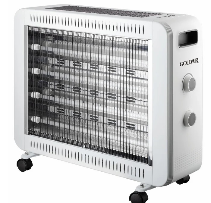 Goldair - 6 Bar 2400 Watt Quartz Heater with Wheels GQH-42400