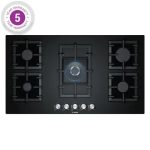 Bosch 90cm Series 6 Gas On Glass Hob PPQ9B6O90M