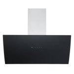 Falco 90cm Black Wall Mount Extractor - FAL-90-S03E