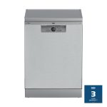 Beko 14 Place Pearl Inox Freestanding Dishwasher BDW201