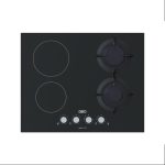 Defy 65cm Black Glass Dual Fuel Hob - DHG606