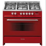Meireles 90cm Freestanding Gas Red Stove G90SPC R