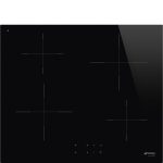Smeg 60cm 4 Plate Induction hob – Black SI2641D